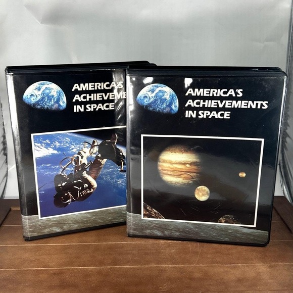 Other - America's Achievements In Space, Volume 1,2,3 & 4 (2-VHS Tapes, Easton Press)